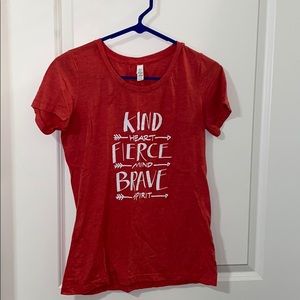 Red “Kind Heart” Women’s Fit T-Shirt